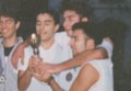 Premiazione dei mitici Papponi Marco-Stefano-France 3Vs3 Torneo di Natale Dicembre 1995 - Piazza del Duomo - Prato